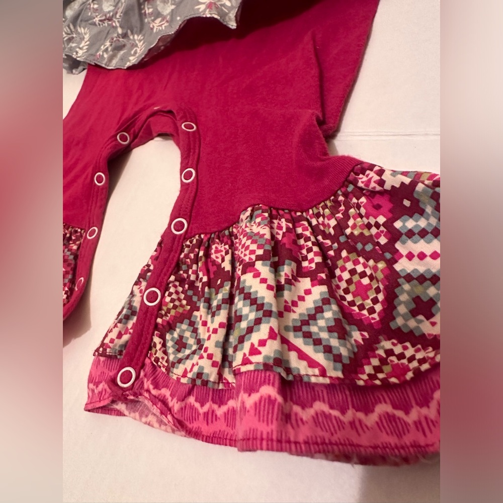 12M Ricrac & Ruffles Skirted Romper - Picture 4 of 11